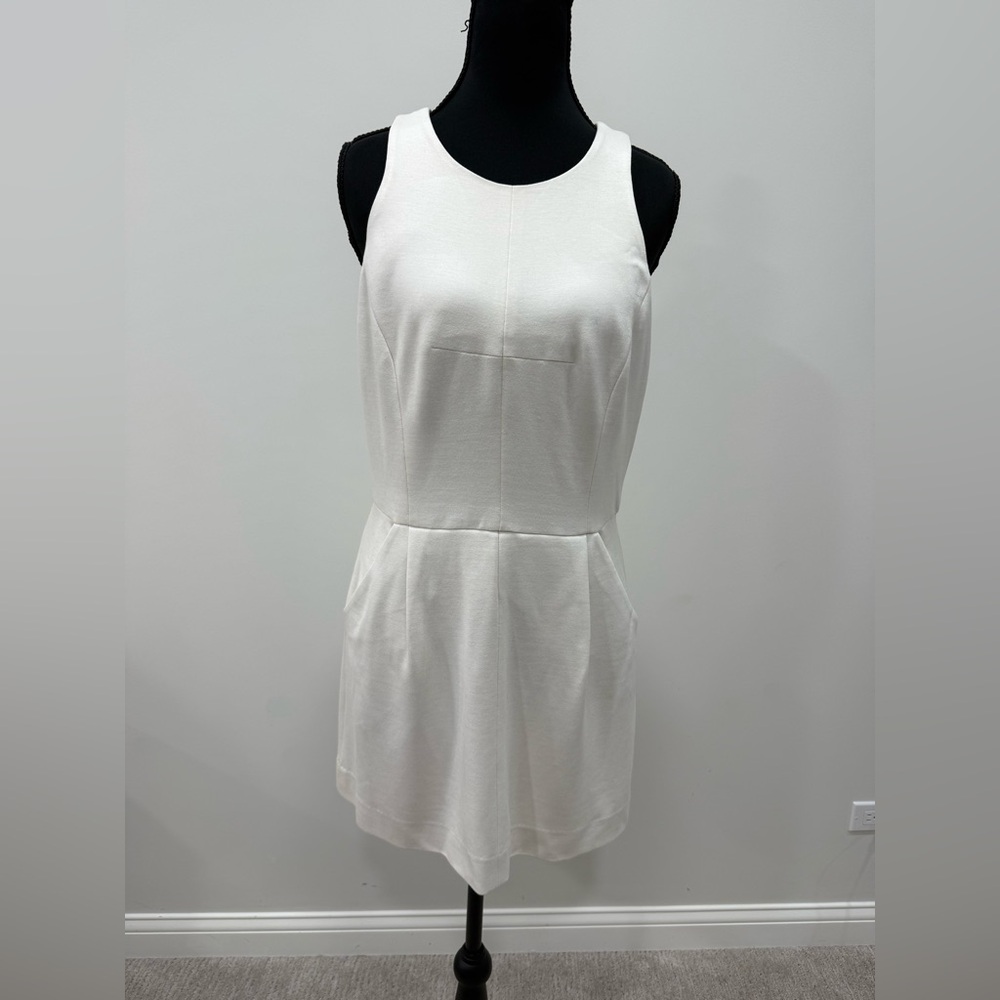 Milly Ivory and White Dress